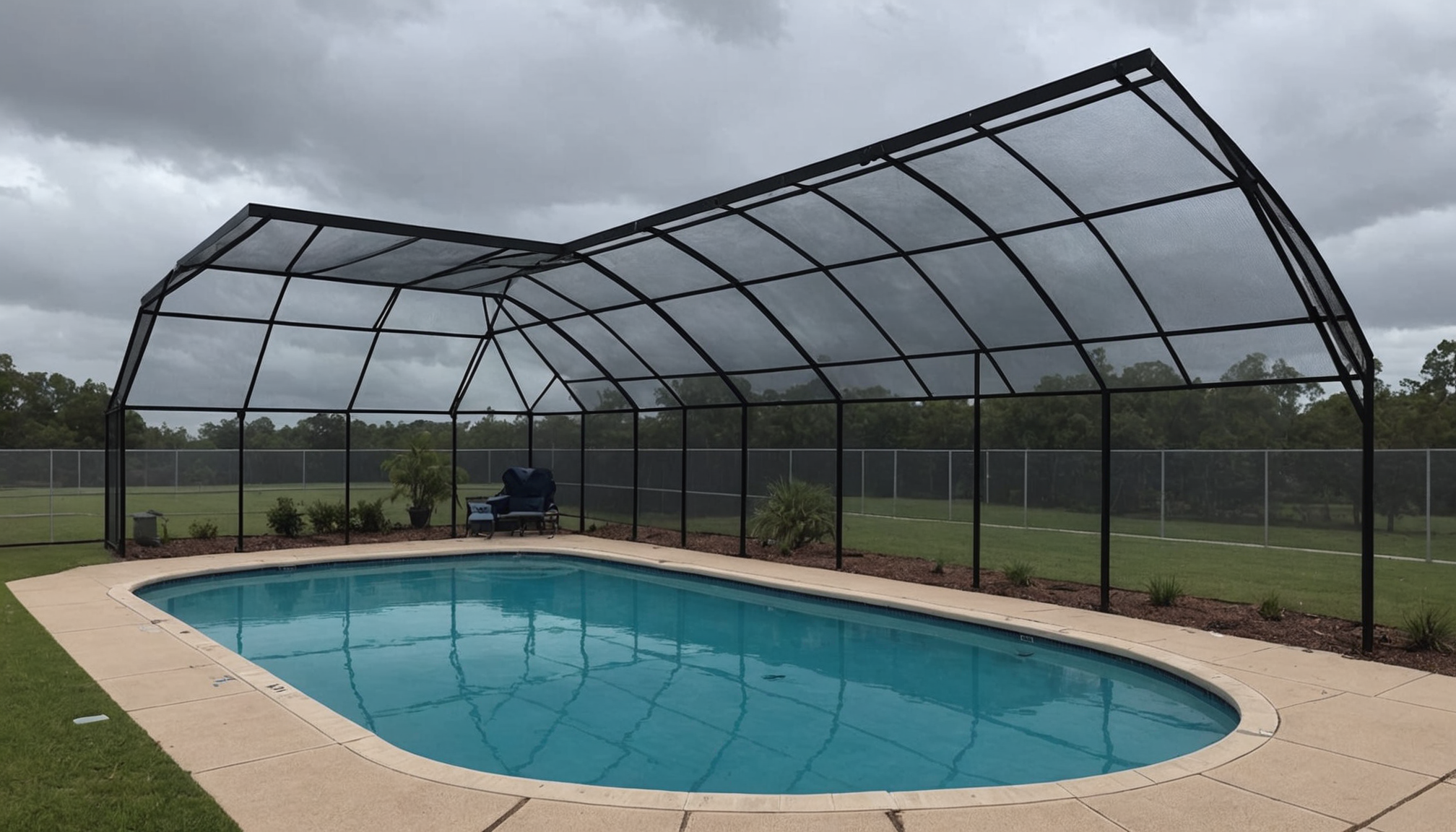 Pool & Lanai Screen Repair After Tampa Storms